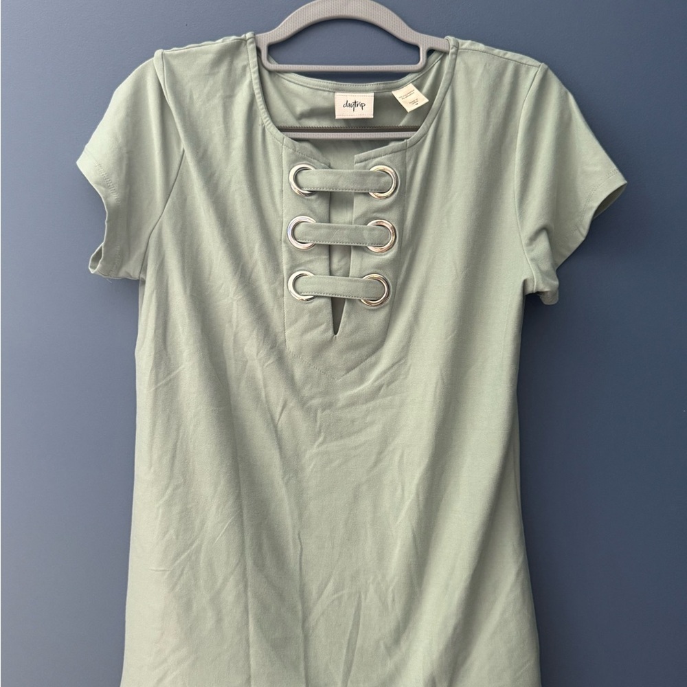 Never worn - Daytrip Light Green Short Sleeve Tee